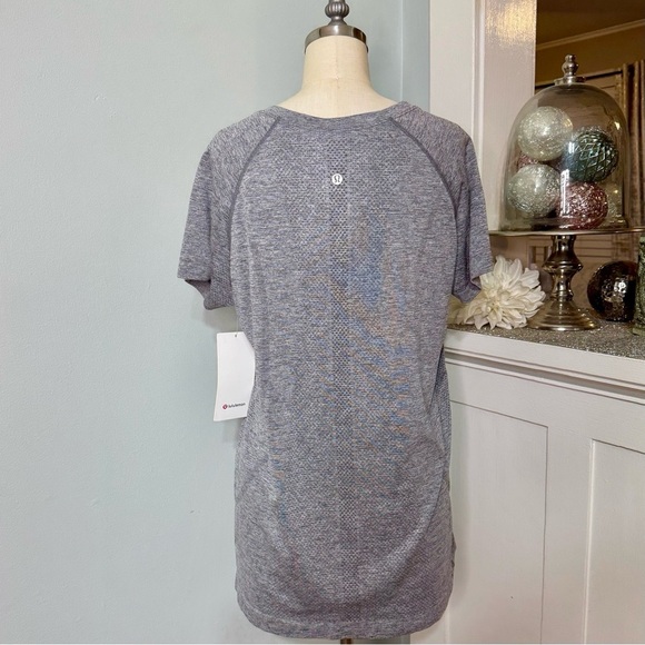 Lululemon Swiftly Tech 2.0 Short Sleeve Shirt Slate Gray Size 14 NWT - Picture 6 of 12